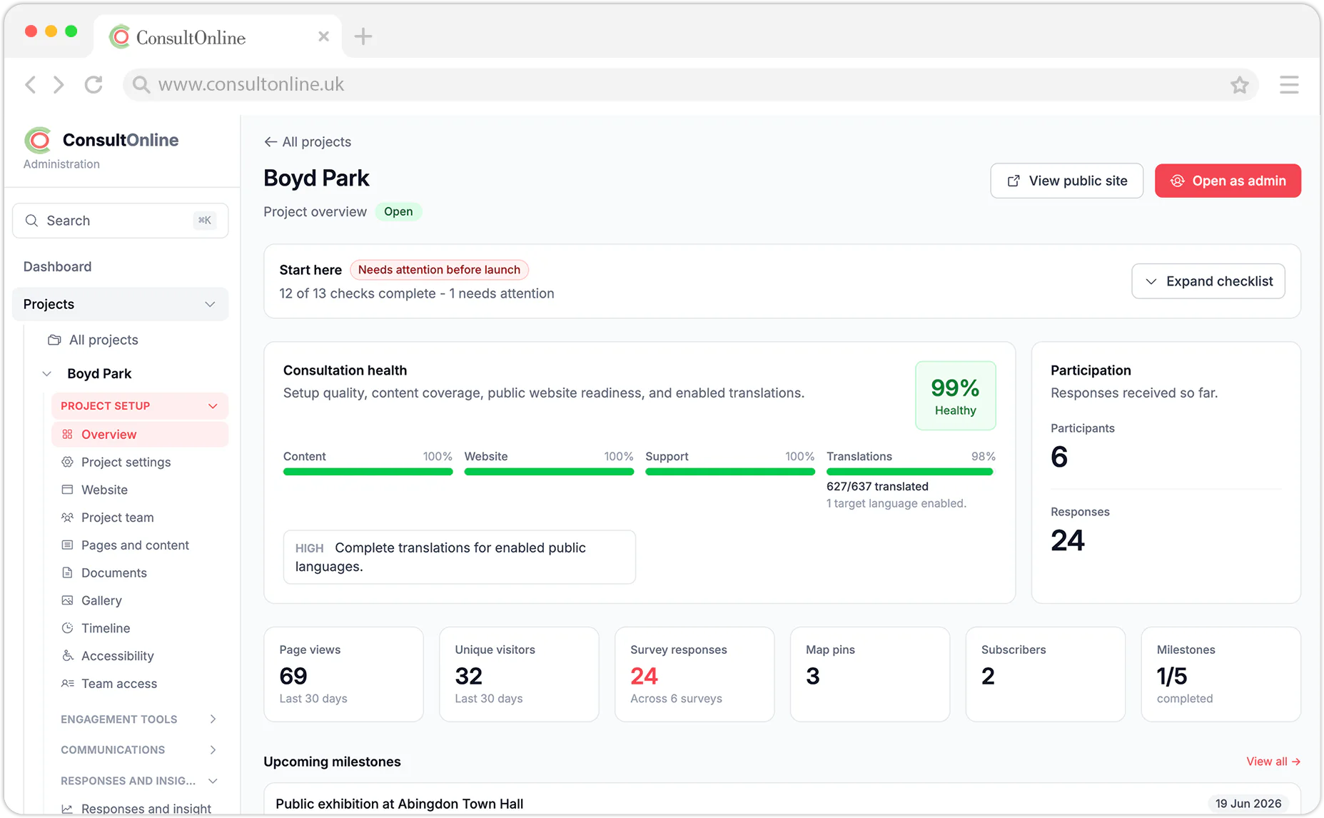 Consult-Online-Dashboard